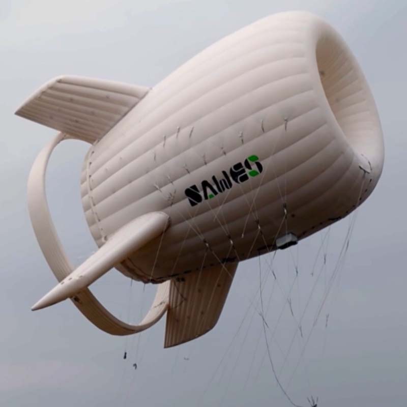 Stratospheric floating wind power generation system