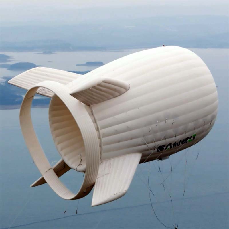 Stratospheric floating wind power generation system