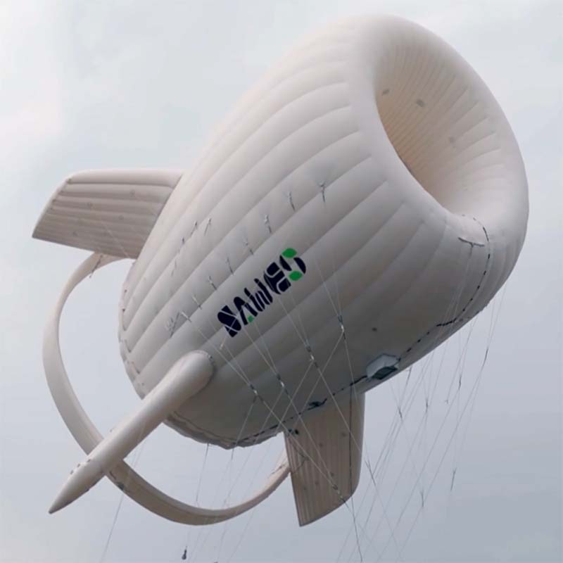 Stratospheric floating wind power generation system